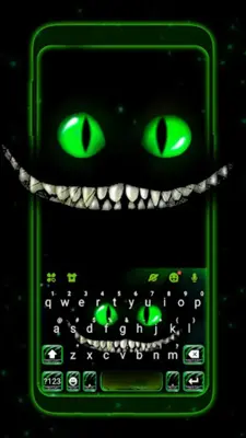 Neon Scary Smile Theme android App screenshot 2